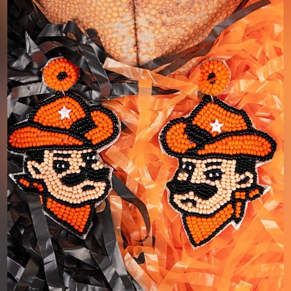 Mascot Pete Game
Day Seed Bead Earrings